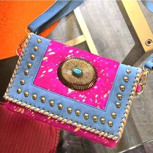 CALF HAIR CROSSBODY BAG